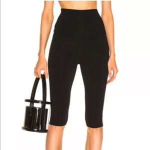 KHAITE “JANE” HIGH WAIST CROPPED LEGGING, SZ S BLACK